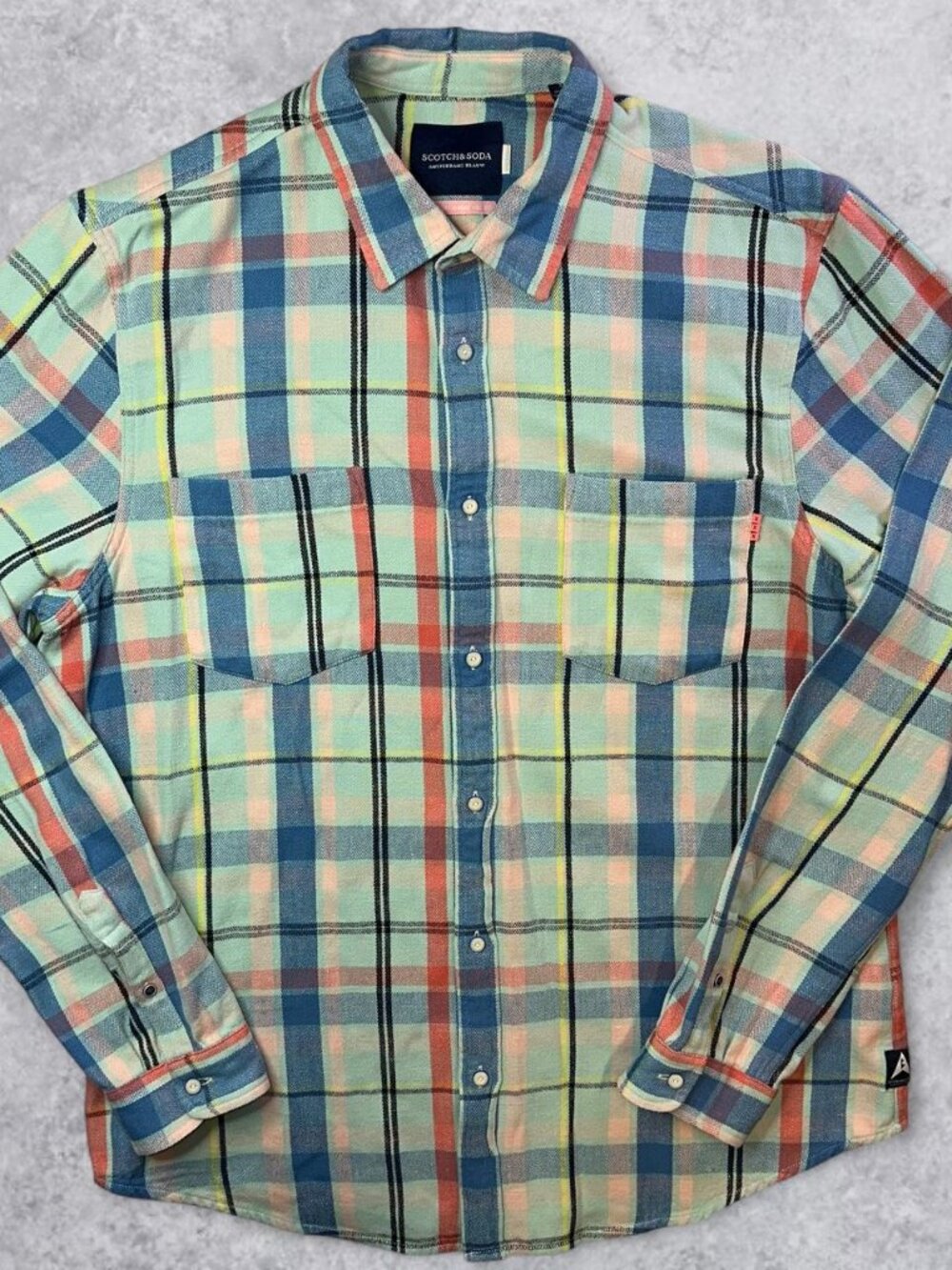 Scotch & Soda Amsterdam Men's 100% Cotton Flannel size XL